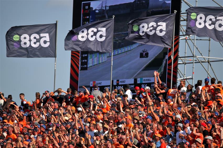 grandstand and fans